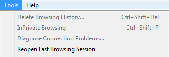 Block Internet Explorer 8 Delete Browsing History