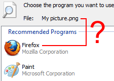 Remove Program From File’s Recommended Programs List