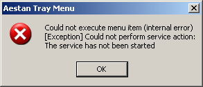 WAMPserver Error: Could Not Execute Menu Item